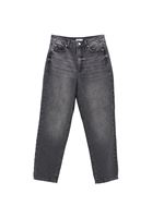 Women Grey Ultra High Rise Mom Fit Jeans