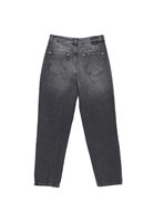 Women Grey Ultra High Rise Mom Fit Jeans
