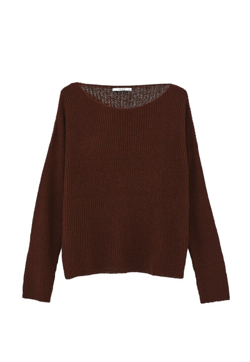 Triko Kazak ve Mini Şort Kombini