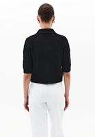 Düğmeli Triko Hırka ve Bol Paça Pantolon Kombini