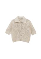 Triko Hırka ve Bol Paça Denim Kombini