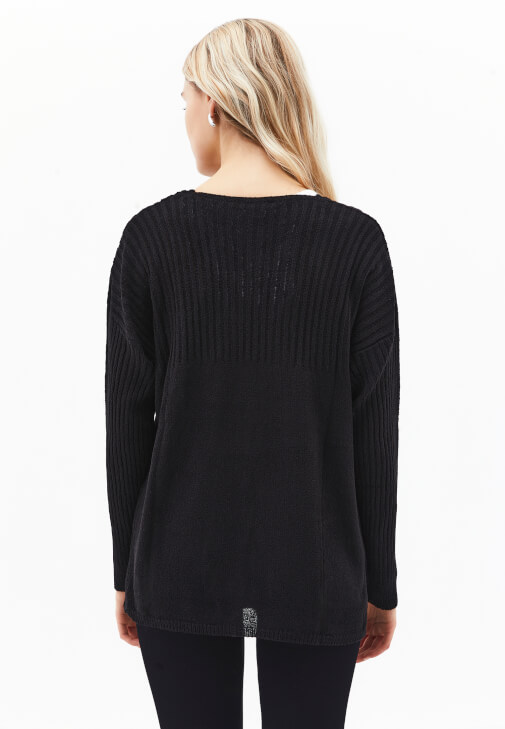 Triko Kazak ve Tayt Kombini