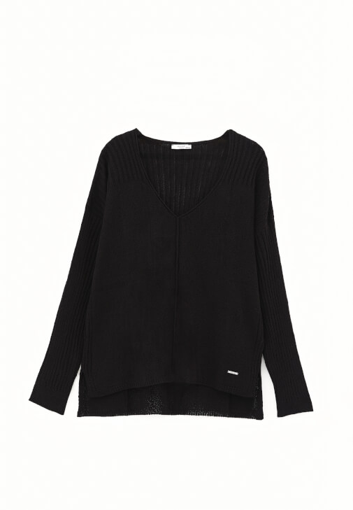 Triko Kazak ve Tayt Kombini