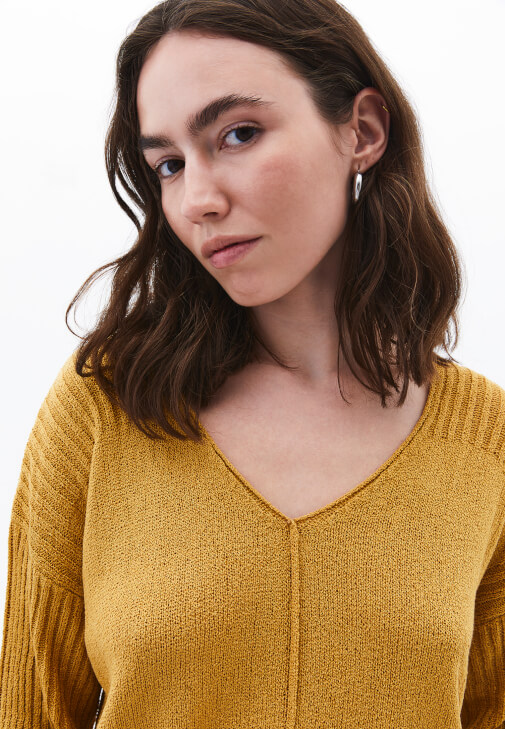 Triko Kazak ve Tencel Etek Kombini