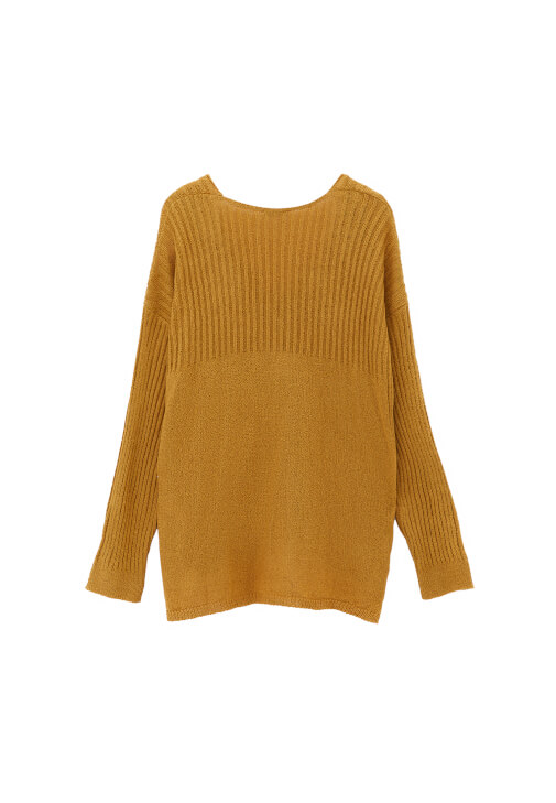 Triko Kazak ve Tencel Etek Kombini