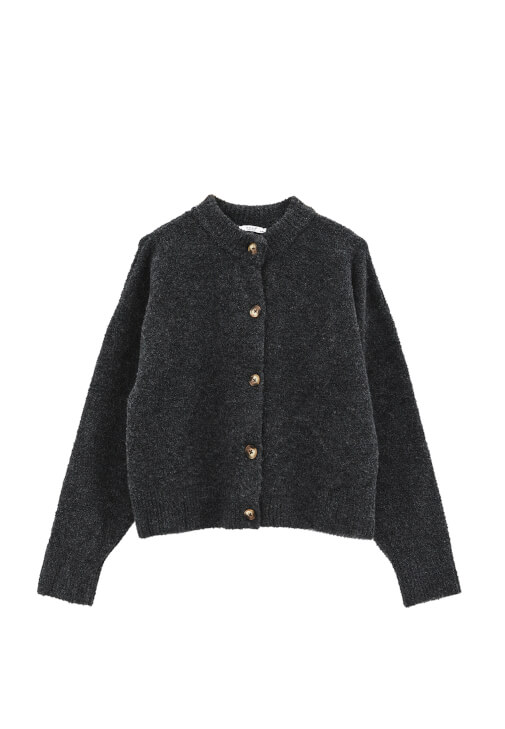 Yün Karışımlı Hırka ve Kadife Pantolon Kombini