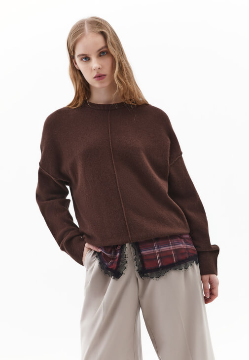  Kaşmir Karışımlı Yün Kazak