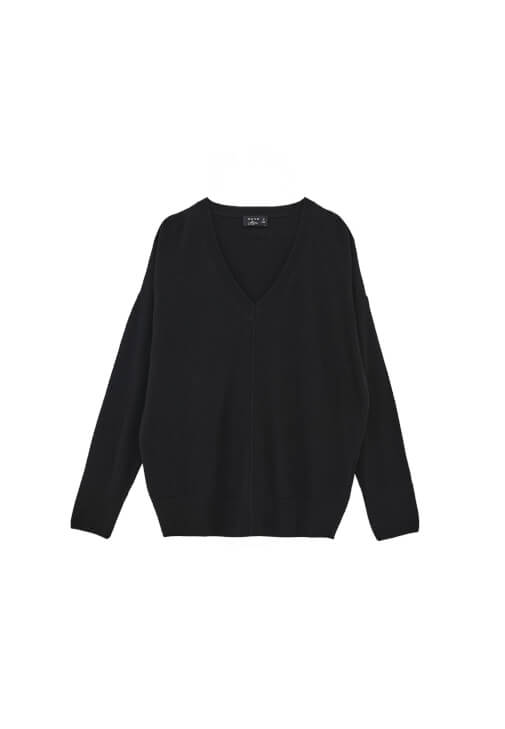 Kaşmir V Yaka Kazak ve Pantolon Kombini