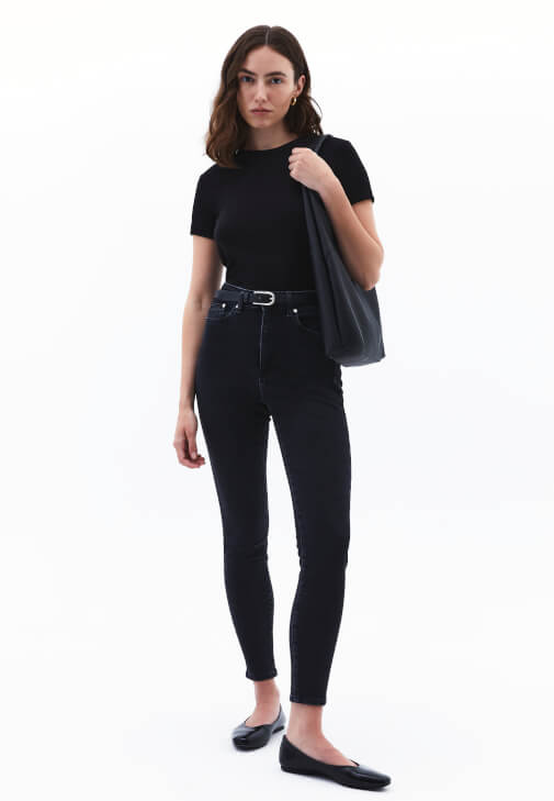  Ultra Yüksek Bel Skinny-Fit Pantolon