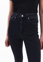 Bayan Siyah Ultra Yüksek Bel Skinny-Fit Pantolon