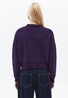 Bayan Mor Kurdele Detaylı Hırka