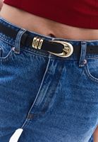 Bayan Siyah Tokalı Kemer