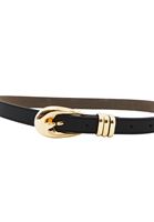 Bayan Siyah Tokalı Kemer