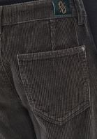 Bayan Yeşil Barrel-Fit Kadife Pantolon