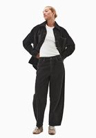 Bayan Yeşil Oversize Kadife Gömlek