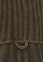 Bayan Yeşil Oversize Kadife Gömlek