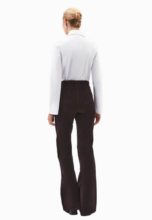 Flare Pantolon ve Yelek Kombini