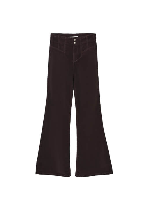 Flare Pantolon ve Yelek Kombini