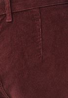 Bayan Kahverengi Wide-Leg Kadife Pantolon