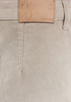 Bayan Bej Wide-Leg Kadife Pantolon