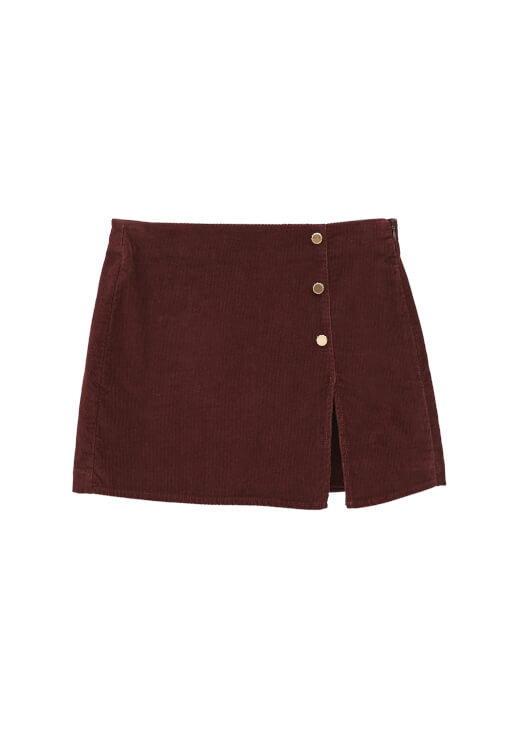 Şort Etek ve Crop Ceket Kombini