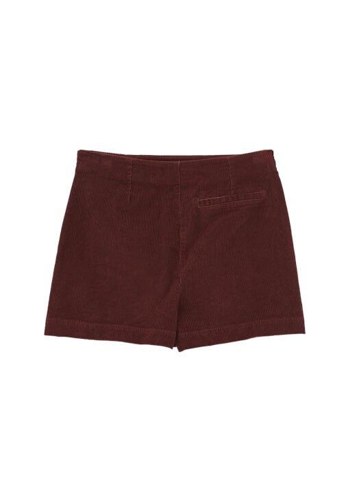 Şort Etek ve Crop Ceket Kombini