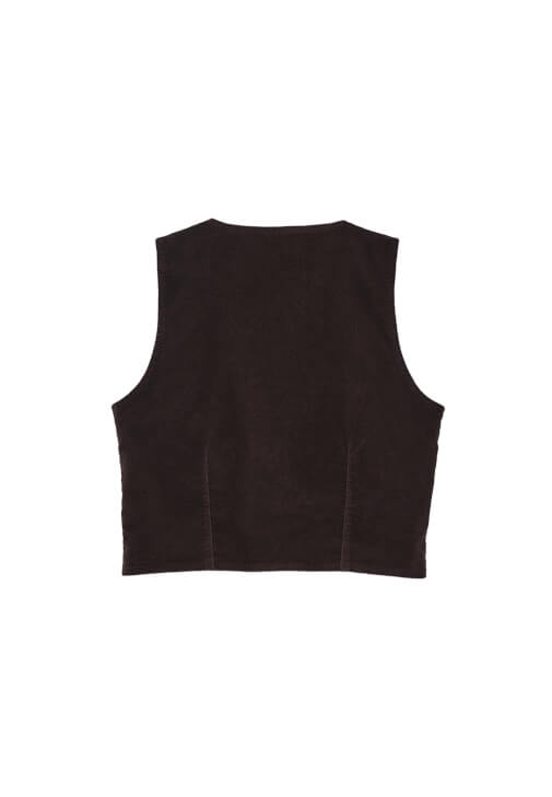 Kadife Yelek ve Pantolon Kombini