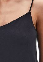 Women Black Modal Midi Dress with Pockets