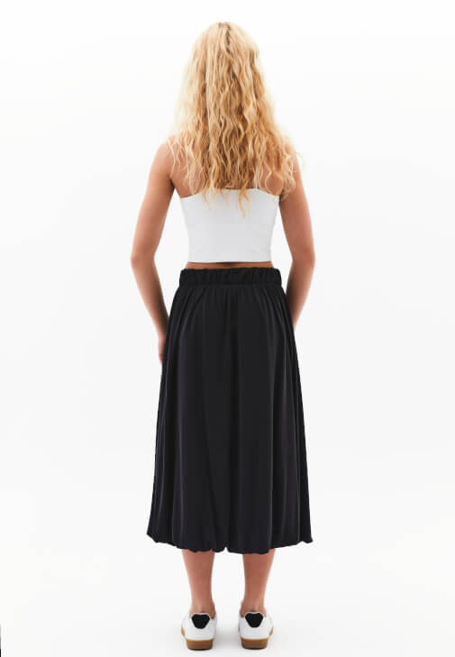 Modal Balon Etek ve Bluz Kombini