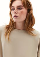 Bayan Bej Modal Oversize Sweatshirt