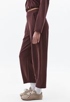 Bayan Kahverengi Modal Barrel-Fit Pantolon