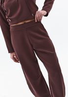 Bayan Kahverengi Modal Barrel-Fit Pantolon