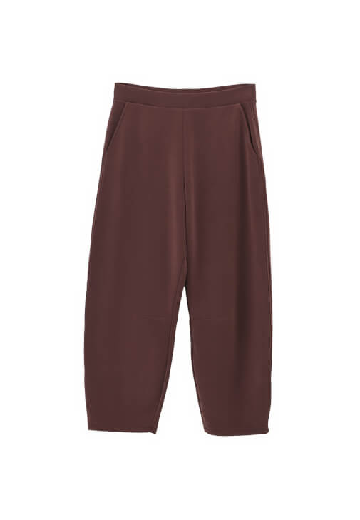 Barrel-Fit Pantolon ve Sweatshirt Kombini