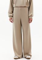 Bayan Bej Modal Wide-Leg Pantolon