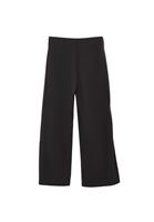 Bayan Siyah Modal Orta Bel Culotte Pantolon