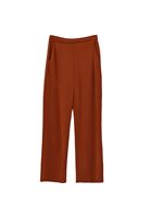 Bayan Kiremit Modal Straight-Fit Pantolon