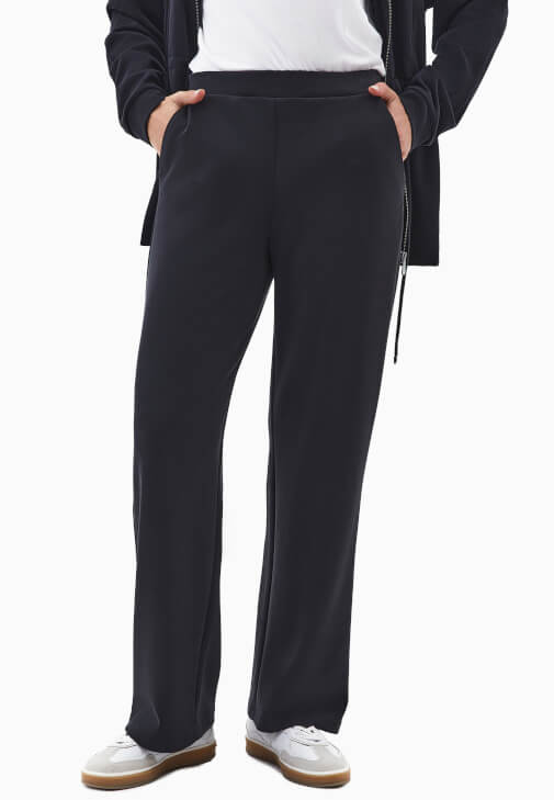 Straight-Fit Pantolon ve Modal Atlet Kombini