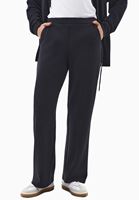 Bayan Siyah Modal Straight-Fit Pantolon