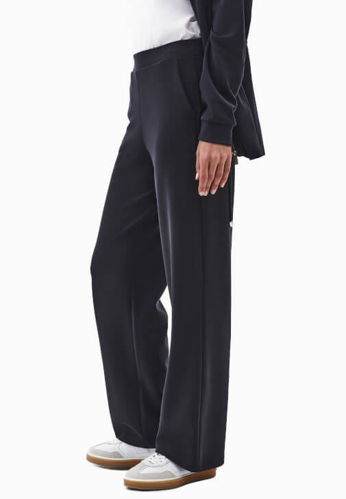 Straight-Fit Pantolon ve Modal Atlet Kombini