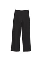 Bayan Siyah Modal Straight-Fit Pantolon