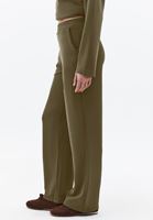 Bayan Yeşil Modal Straight-Fit Pantolon