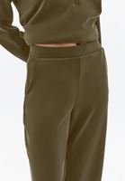 Bayan Yeşil Modal Straight-Fit Pantolon