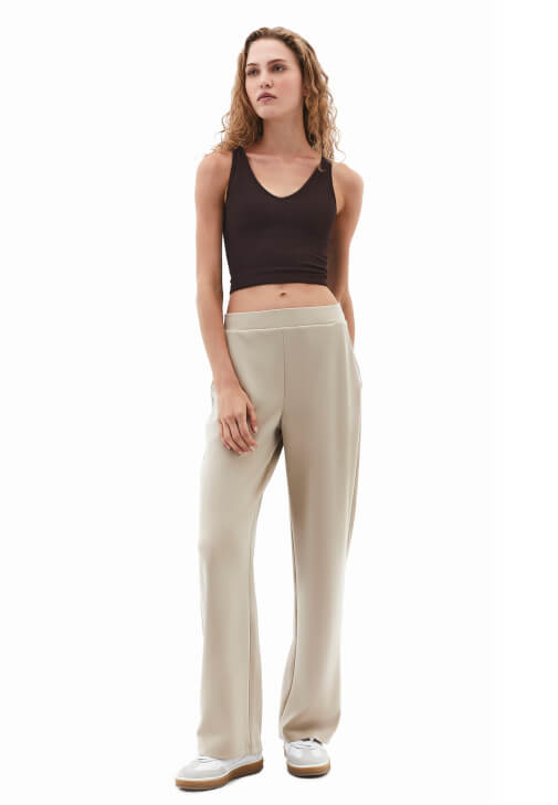 Modal Straight-Fit Pantolon