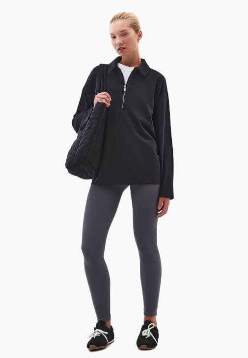 Oversize Sweatshirt ve Tayt Kombini