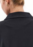 Bayan Siyah Modal Oversize Sweatshirt