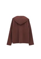 Bayan Kahverengi Modal Kapüşonlu Sweatshirt