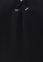 Bayan Siyah Modal Kapüşonlu Sweatshirt