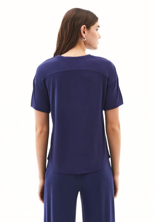 Modal Tişört ve Burgulu Pantolon Kombini