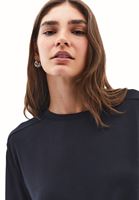 Bayan Siyah Modal Oversize Tişört