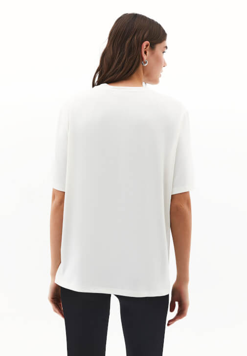 Modal Oversize Tişört ve Tayt Kombini